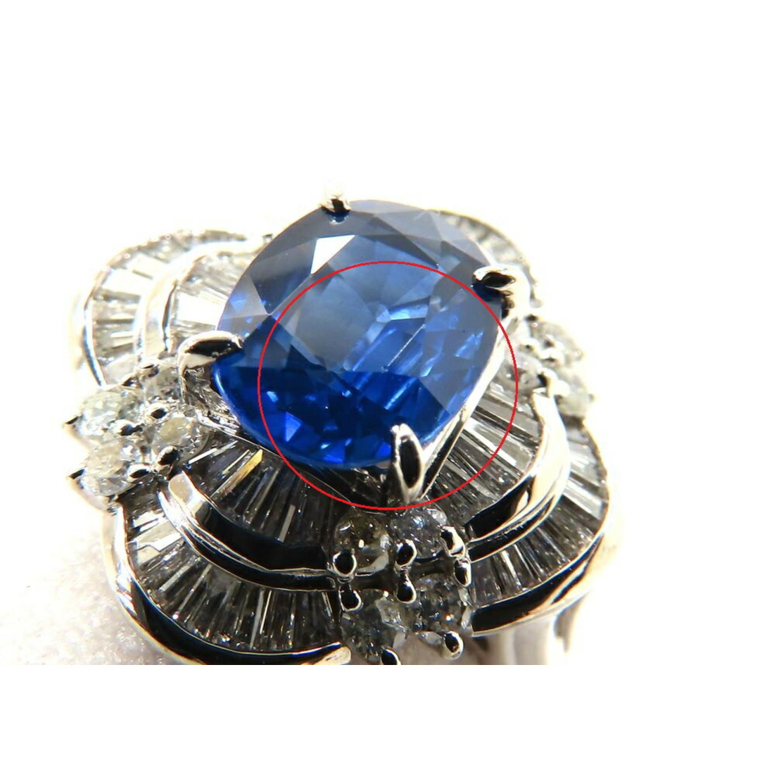 【新着】Pt900 サファイア1.42ct ダイヤモンド0.70ct リング #7【池袋店】【中古】 レディースのアクセサリー(リング(指輪))の商品写真