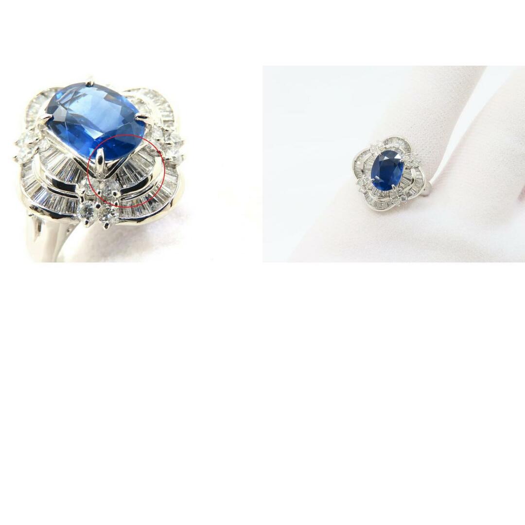 【新着】Pt900 サファイア1.42ct ダイヤモンド0.70ct リング #7【池袋店】【中古】 レディースのアクセサリー(リング(指輪))の商品写真