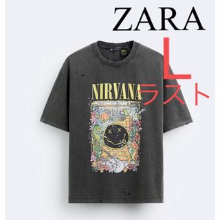 ZARA⭐︎ NIRVANAⒸダメージTシャツ　グランジ　 ニルヴァーナ  