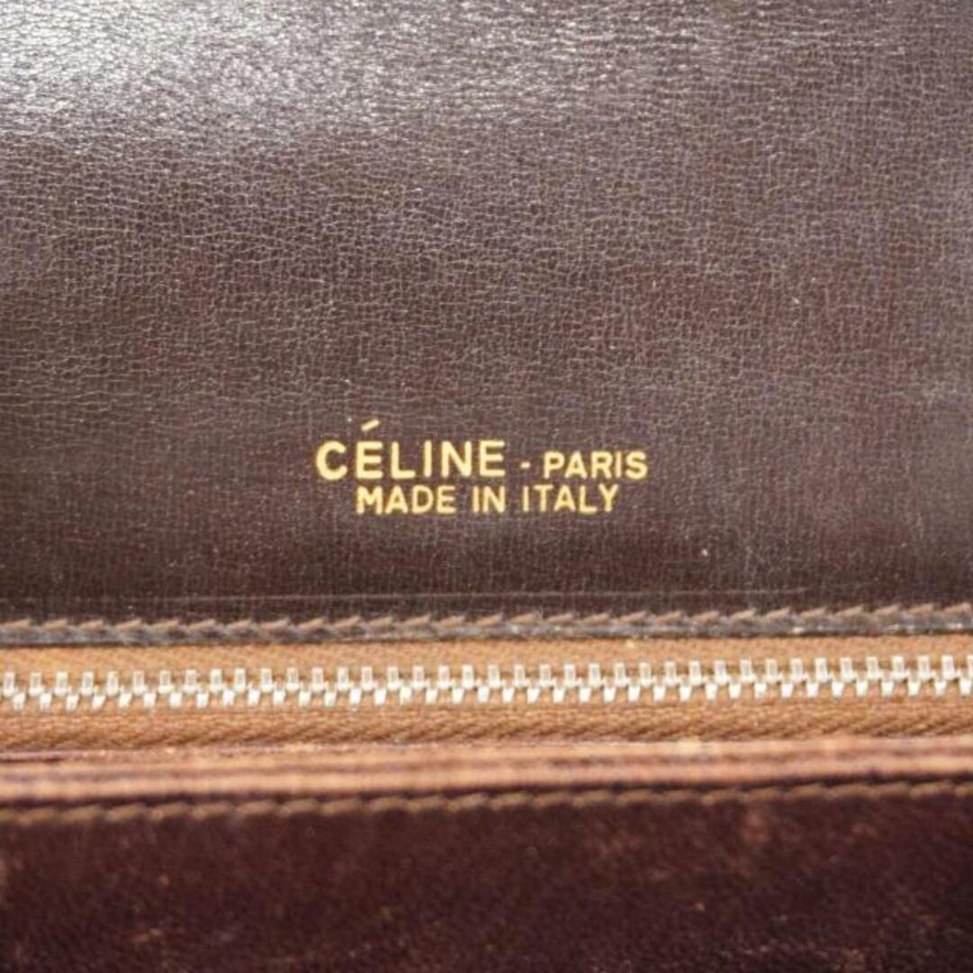 celine(セリーヌ)の【4ic2940】セリーヌ ショルダーバッグ/Cマカダム/馬車金具/キャンバス/レザー/ブラウン/ベージュ/ゴールド金具 【中古】 レディース レディースのバッグ(ショルダーバッグ)の商品写真