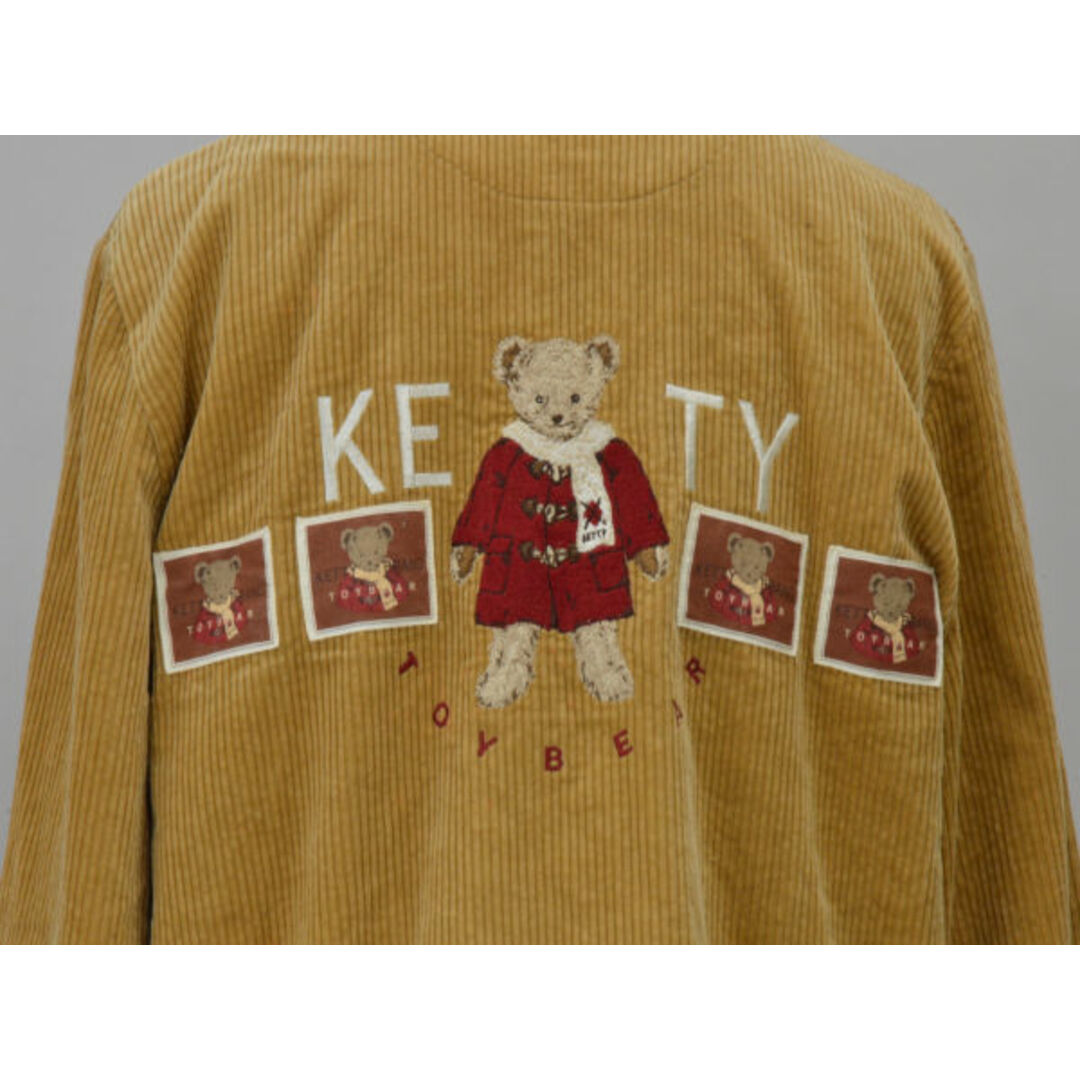 ketty(ケティ)のケティ TOYBEAR KETTY BRAND コーデュロイ ジャケット Mサイズ ベージュ レディース j_p F-L7267 レディースのジャケット/アウター(ロングコート)の商品写真