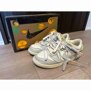 NIKE - OFF-WHITE × NIKE DUNK LOW lot49 27cm