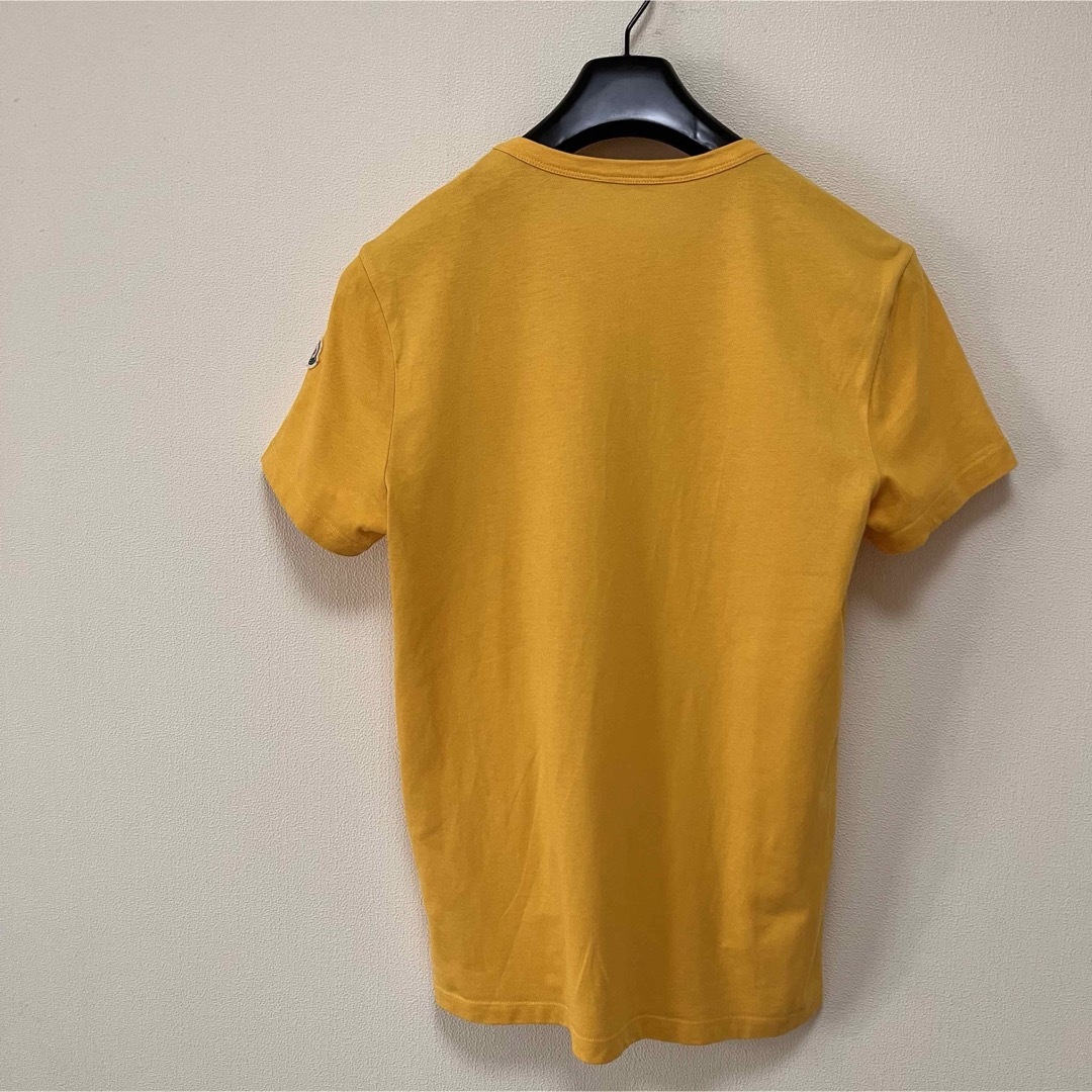 MONCLER(モンクレール)のMONCLER モンクレール メンズ Tシャツ カットソー ロゴ 黄色 S M メンズのトップス(Tシャツ/カットソー(半袖/袖なし))の商品写真