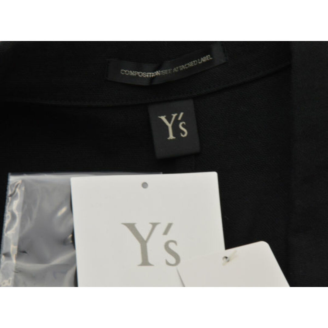 Yohji Yamamoto(ヨウジヤマモト)のワイズ Y's YOHJI YAMAMOTO ロングコート 1サイズ YN-J09-014 ブラック レディース j_p F-L7354 レディースのジャケット/アウター(ロングコート)の商品写真