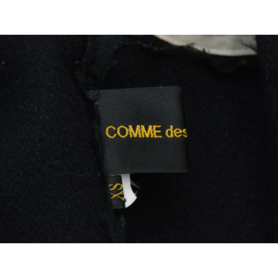 COMME des GARCONS(コムデギャルソン)のコムデギャルソン COMME des GARCONS コート フーデッド 二次元期 XSサイズ GJ-C026/AD2012 ブラック レディース j_p F-L7355 レディースのジャケット/アウター(ロングコート)の商品写真