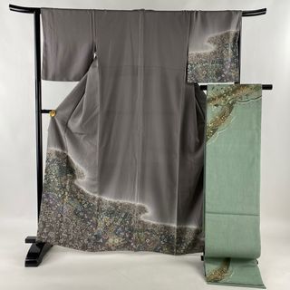 訪問着 身丈164cm 裄丈66cm 正絹 美品 秀品 【中古】(着物)