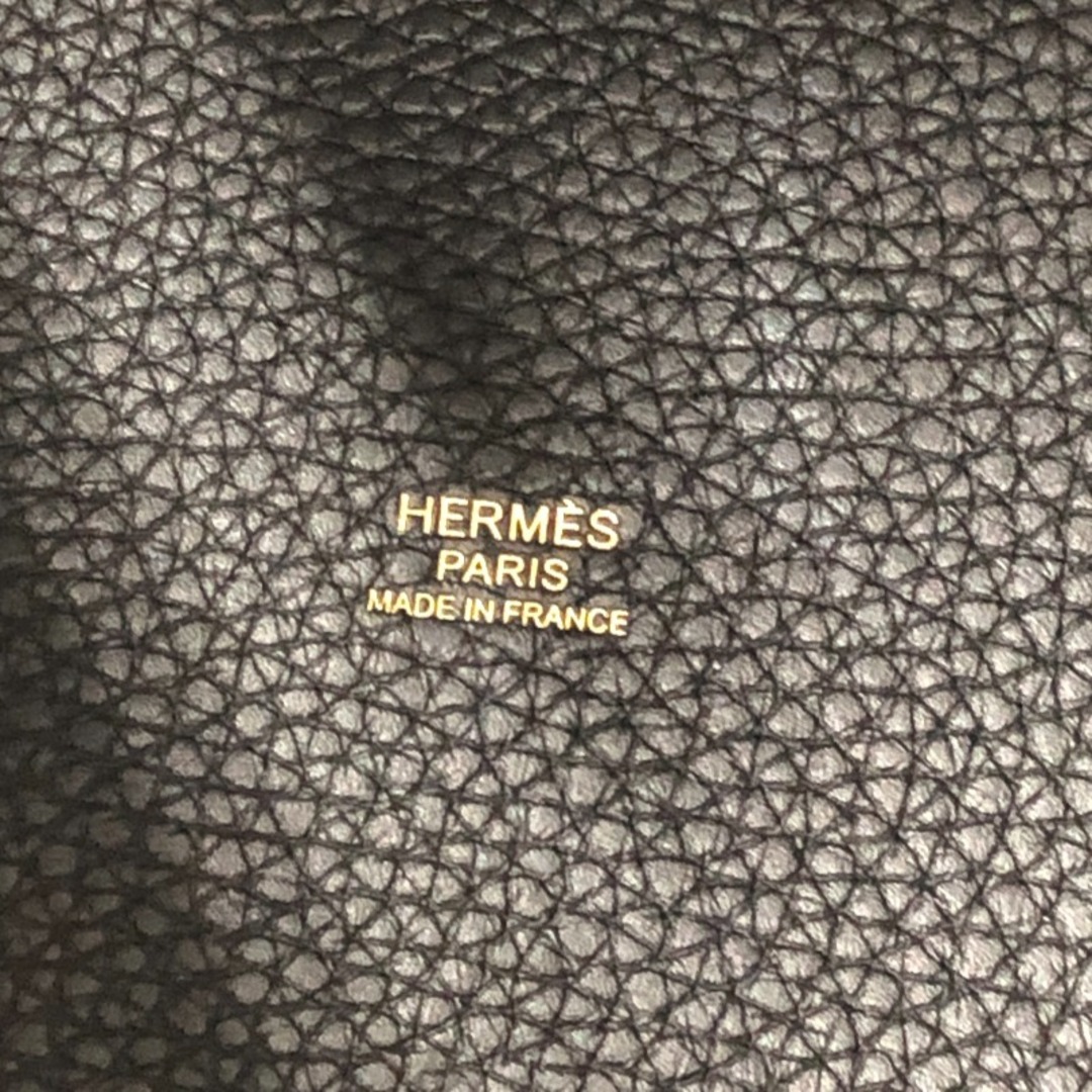 Hermes(エルメス)の　エルメス HERMES ピコタンロックPM U刻 ブラック ゴールド金具 トリヨンクレマンス レディース ハンドバッグ レディースのバッグ(ハンドバッグ)の商品写真