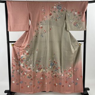 訪問着 身丈160.5cm 裄丈66.5cm 正絹 美品 秀品 【中古】(着物)