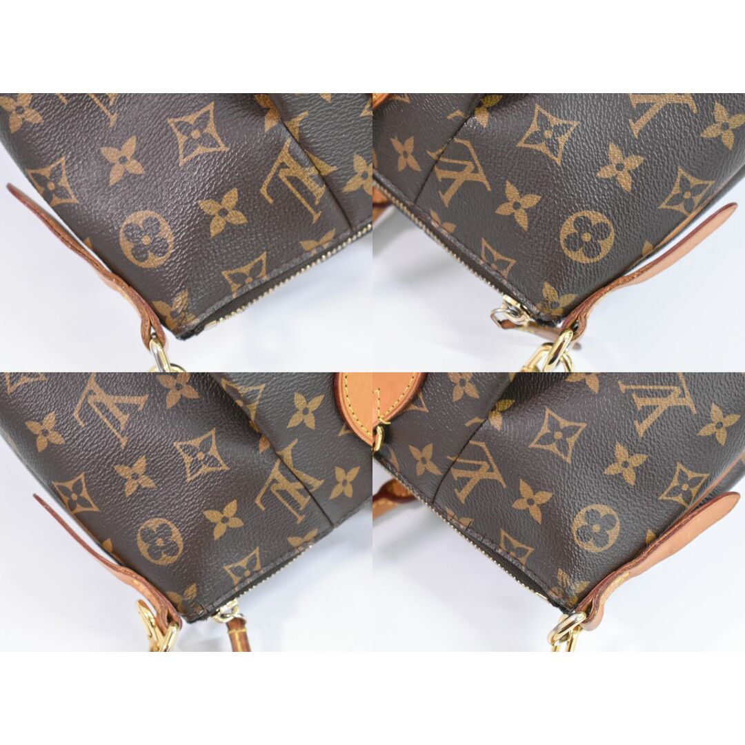 LOUIS VUITTON(ルイヴィトン)の本物 ルイヴィトン LOUIS VUITTON LV テュレン MM モノグラム 2WAY ショルダーバッグ ハンドバッグ ポシェット ブラウン M48814 ビトン 中古 レディースのバッグ(ショルダーバッグ)の商品写真