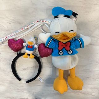 Disney - 美品　ドナルド　パルパルーザ　カチューシャ　ポシェット