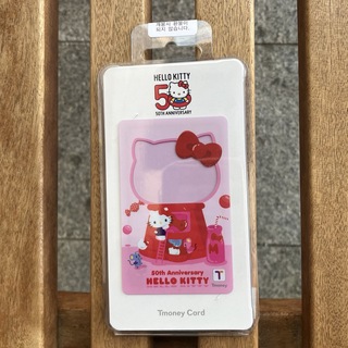 ハローキティ - 韓国限定 T-moneyカード 交通カード 50周年キティ デザイン 限定品