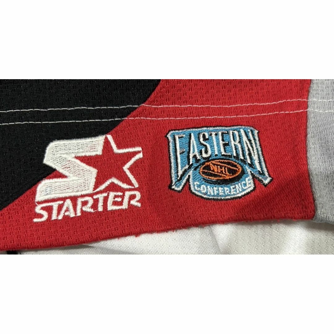 STARTER(スターター)の＊STARTER NHL バッファロー ゲームシャツ ホッケーシャツ M メンズのトップス(Tシャツ/カットソー(七分/長袖))の商品写真