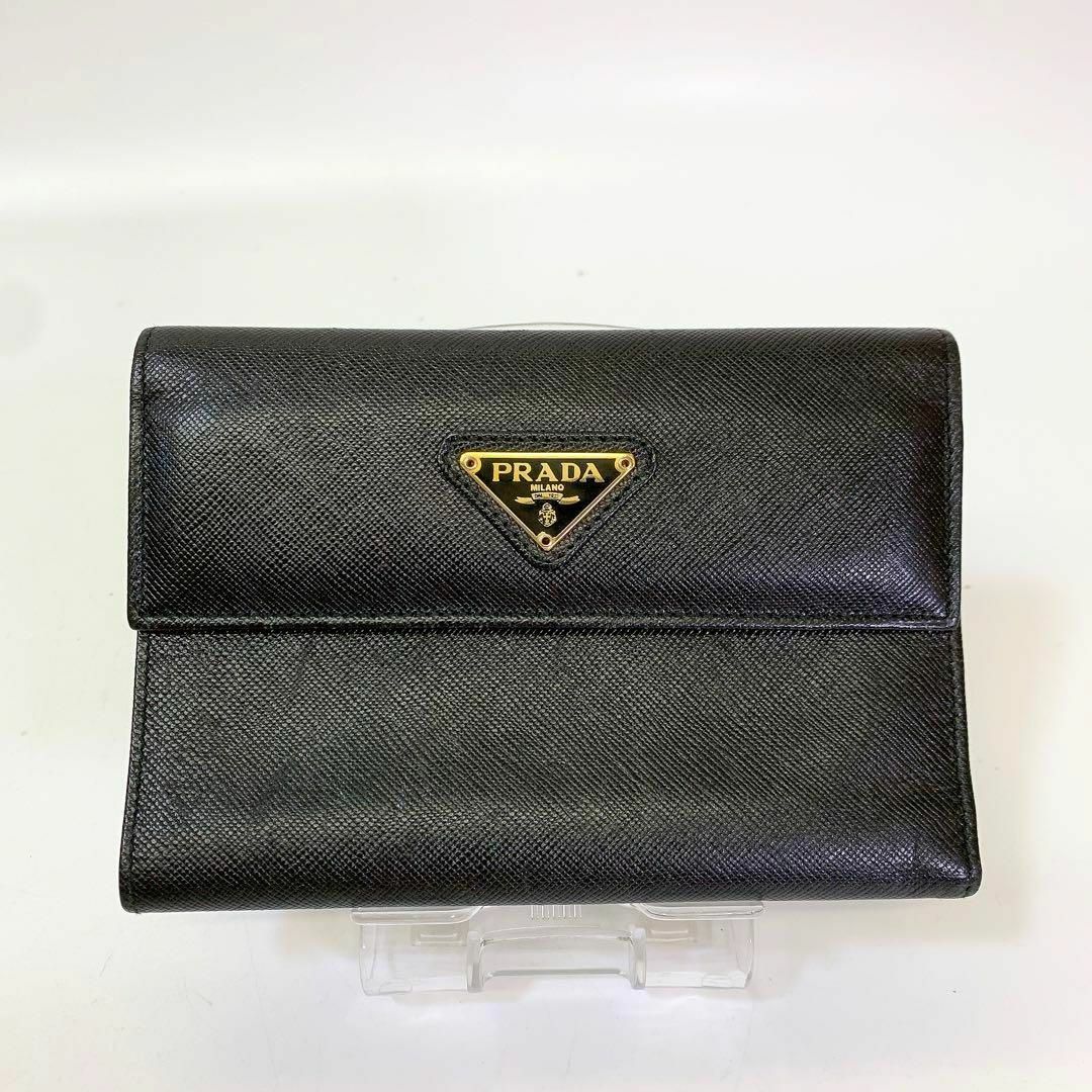 PRADA(プラダ)の3276 美品　PRADA プラダ　財布　折り畳み財布　二つ折り 多機能 レディースのファッション小物(財布)の商品写真