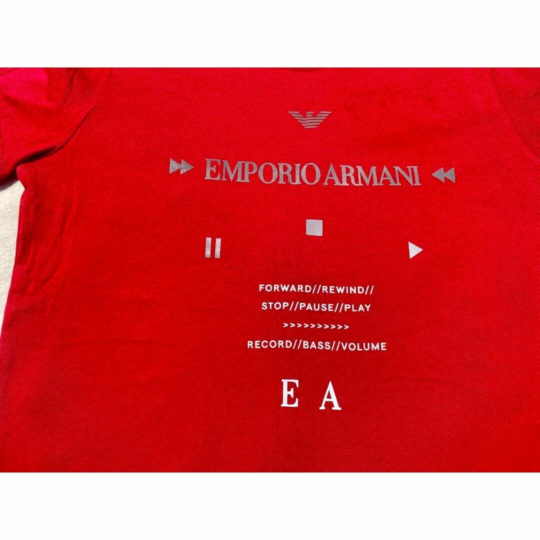 Emporio Armani(エンポリオアルマーニ)の美品　エンポリオアルマーニ　半袖　Tシャツ　カットソー　トップス　８A　１３０ キッズ/ベビー/マタニティのキッズ服男の子用(90cm~)(Tシャツ/カットソー)の商品写真