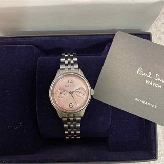 ポールスミス(Paul Smith)のPaul Smith レディース　腕時計　ジャンク品　ピンク(腕時計)