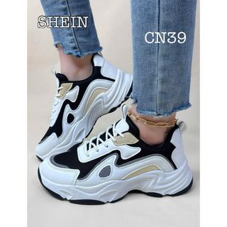 SHEIN - SHEIN 厚底スニーカー CN39 JP24.5 カジュアル