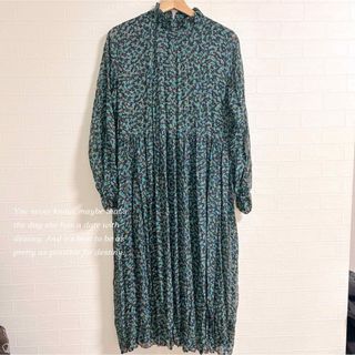 【STYLE MIXER】シフォン　花柄　ワンピース　美品　サイズフリー