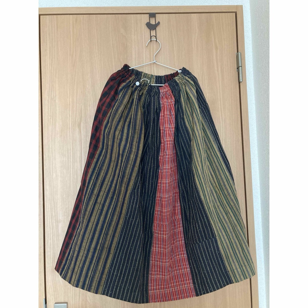 着物リメイク　スカート　ハンドメイド レディースのスカート(ロングスカート)の商品写真