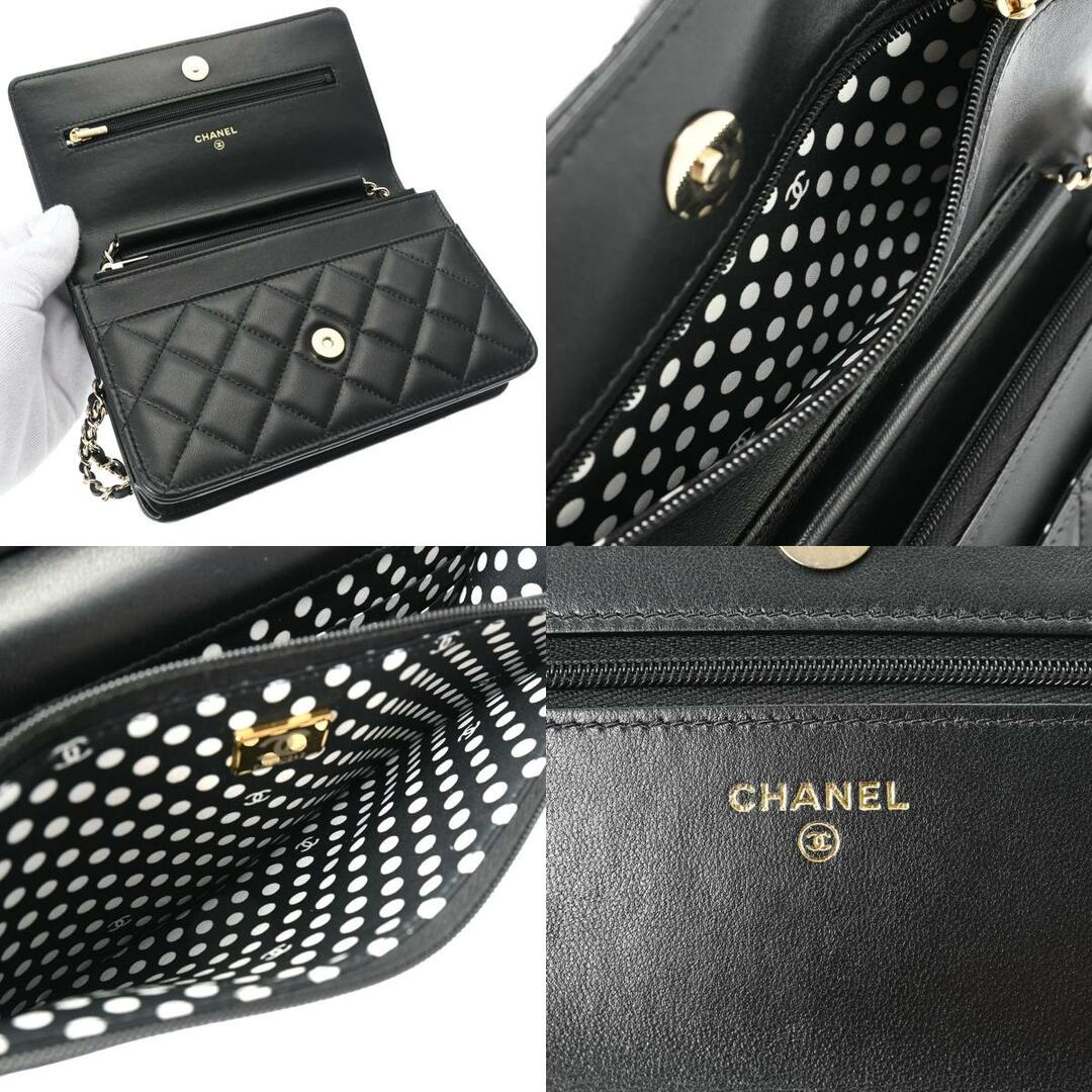 CHANEL(シャネル)のシャネル マトラッセ パール チェーンウォレット  ショルダーバッグ 黒 レディースのファッション小物(その他)の商品写真