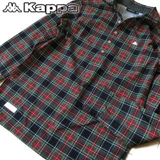 カッパ(Kappa)の超美品 M カッパ kappa レディース 長袖チェックシャツ(シャツ/ブラウス(長袖/七分))