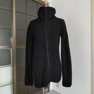 ヨウジヤマモト(Yohji Yamamoto)の2023AW 未使用★ヨウジヤマモト★アシンメトリー ダブルジップ カーディガン(カーディガン)