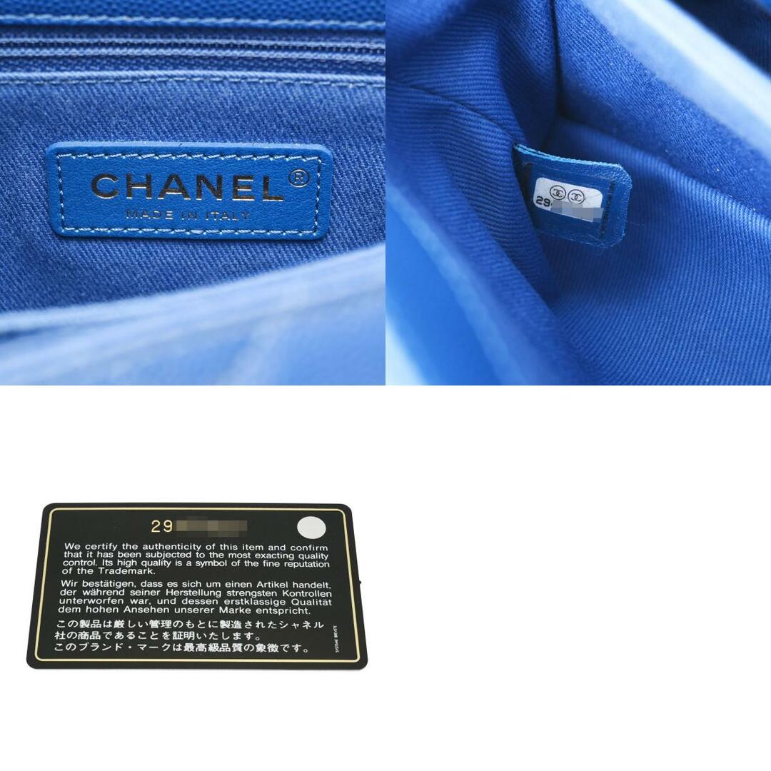 CHANEL(シャネル)のシャネル マトラッセ トップハンドル XS 2WAY ハンドバッグ ブルー レディースのバッグ(ハンドバッグ)の商品写真