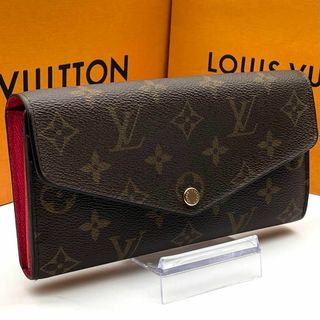 ルイヴィトン(LOUIS VUITTON)の【極美品】ルイヴィトン モノグラム ポルトフォイユ サラ 新型 長財布 コクリコ(財布)