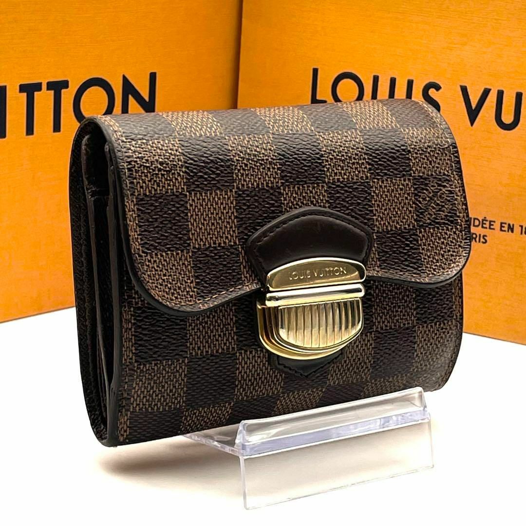 LOUIS VUITTON(ルイヴィトン)のルイヴィトン ダミエ ポルトフォイユ ジョイ 折財布 コンパクト財布 三つ折り レディースのファッション小物(財布)の商品写真