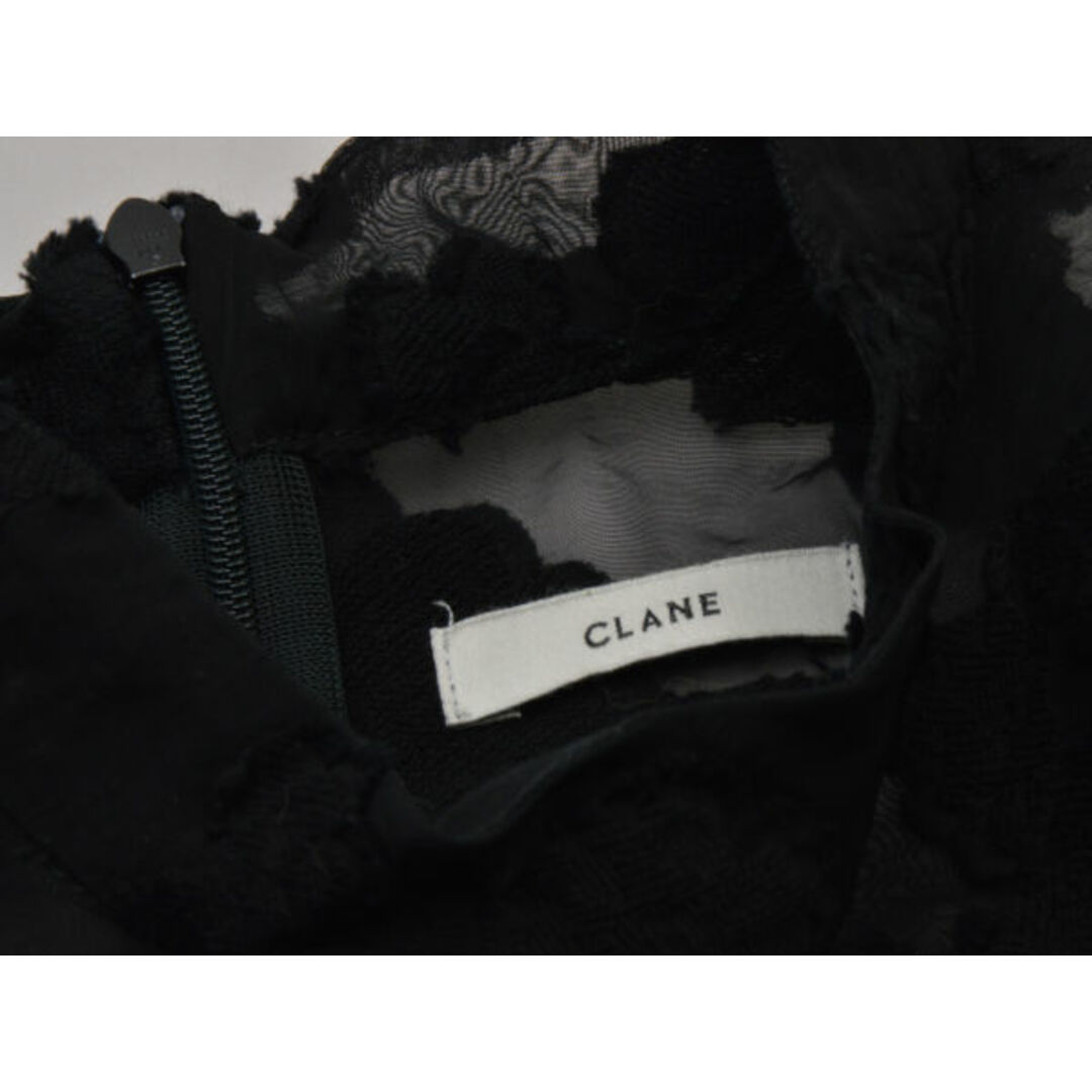 CLANE(クラネ)のクラネ CLANE シャツ/ブラウス SEE THROUGH FLOWER TOPS 1サイズ ブラック レディース j_p F-L7594 レディースのトップス(シャツ/ブラウス(半袖/袖なし))の商品写真