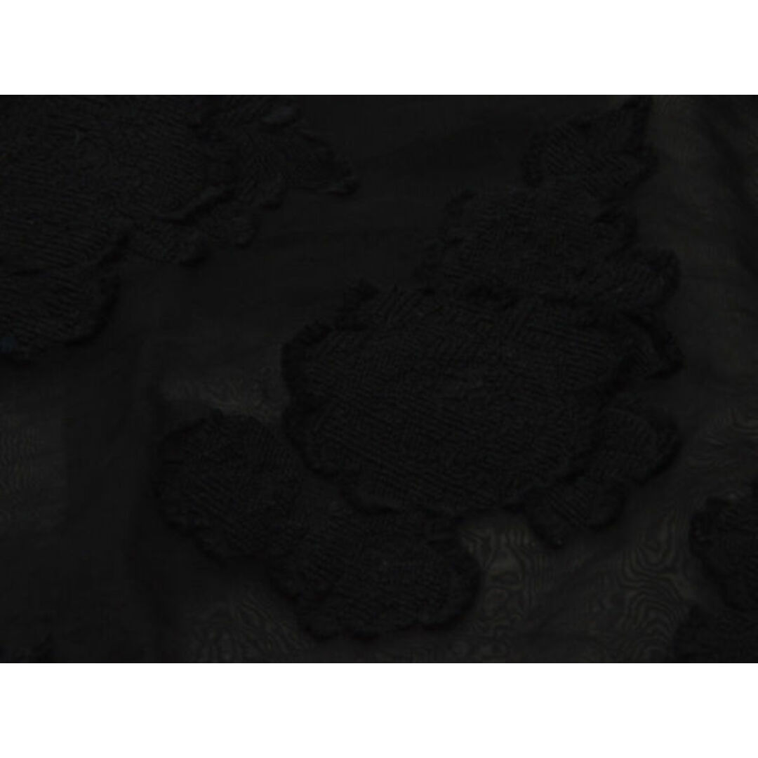 CLANE(クラネ)のクラネ CLANE シャツ/ブラウス SEE THROUGH FLOWER TOPS 1サイズ ブラック レディース j_p F-L7594 レディースのトップス(シャツ/ブラウス(半袖/袖なし))の商品写真