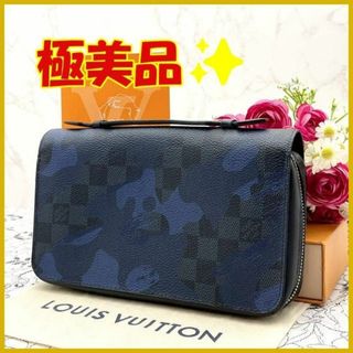 ルイヴィトン(LOUIS VUITTON)の★極美品★　ルイヴィトン　ジッピーXL　ダミエコバルト　カモフラージュ(長財布)