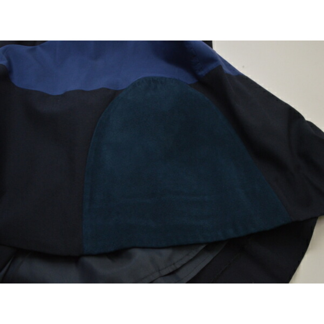 TSUMORI CHISATO(ツモリチサト)のツモリチサト TSUMORICHISATO スカート パッチワーク 2サイズ ネイビー レディース j_p F-L7669 レディースのスカート(ミニスカート)の商品写真