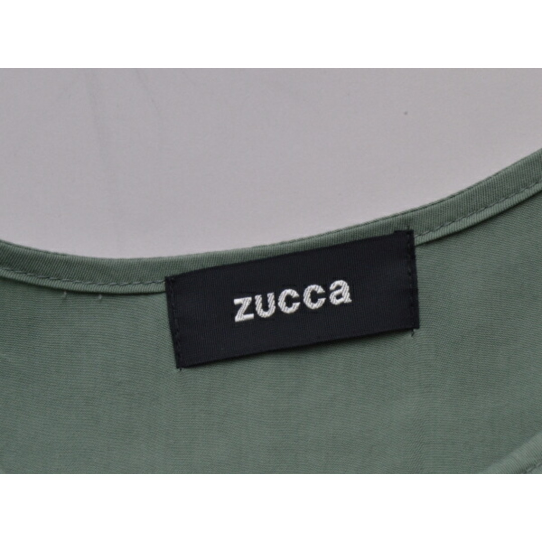 ZUCCa(ズッカ)のズッカ ZUCCa ワンピース ウエストゴム Mサイズ カーキグリーン レディース j_p F-L7671 レディースのワンピース(ミニワンピース)の商品写真