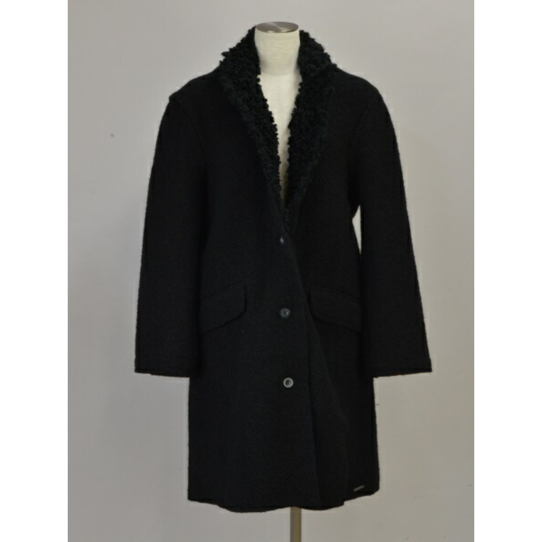 DIESEL(ディーゼル)のディーゼル DIESEL コート M-STAY OVER COAT Sサイズ ブラック レディース e_u F-L7676 レディースのジャケット/アウター(ロングコート)の商品写真