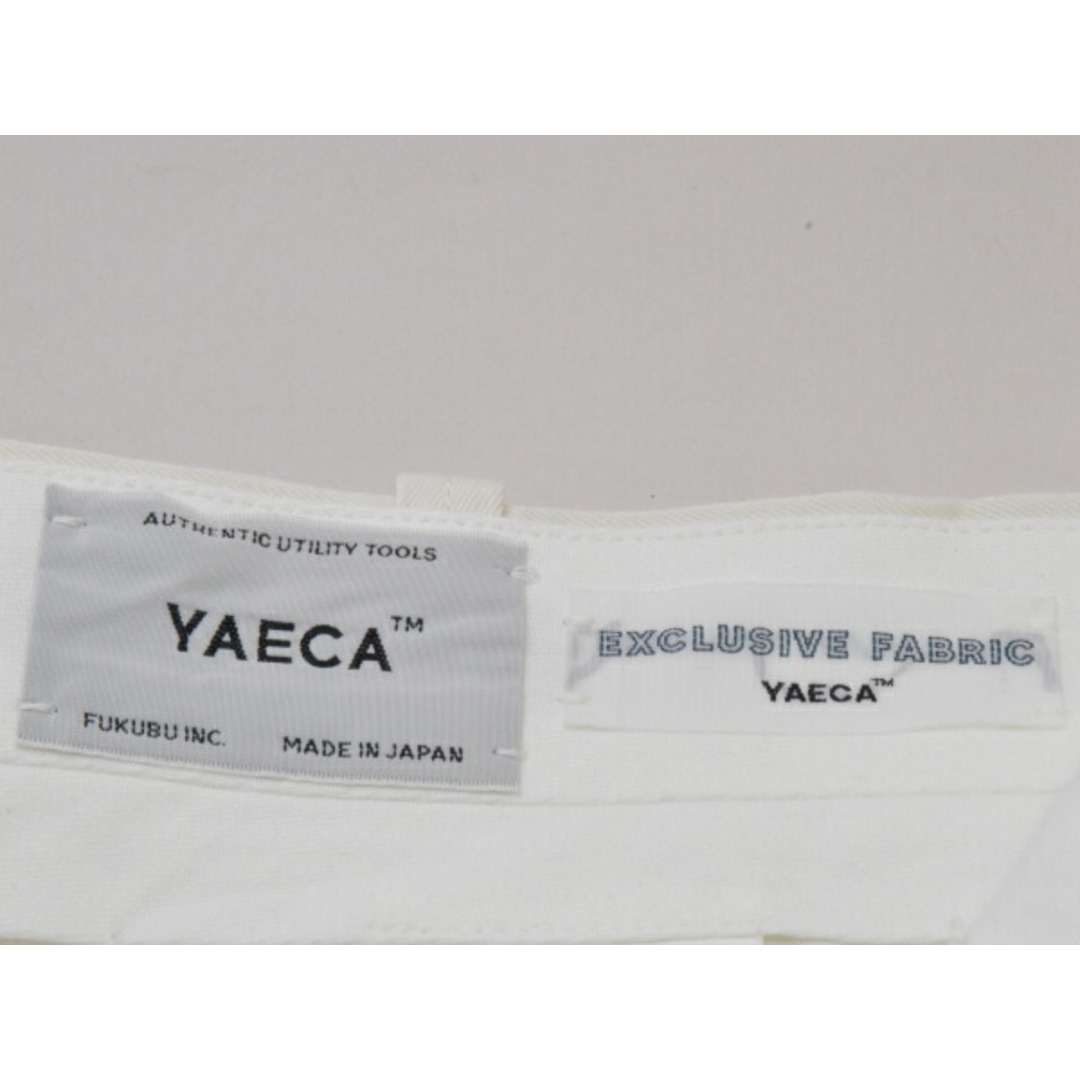 ヤエカ YAECA 12614 チノ パンツ コットン 34サイズ WHITE メンズ j_p F-L7699 メンズのパンツ(ワークパンツ/カーゴパンツ)の商品写真