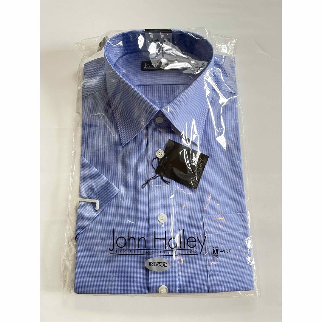 メンズシャツ John HallyMサイズ　半袖ワイシャツ 新品未使用　 メンズのトップス(シャツ)の商品写真