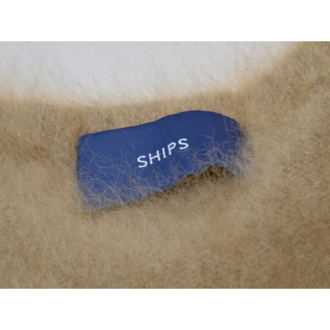 SHIPS(シップス)のシップス SHIPS Vネック ニットセーター 長袖 ウール ブラウン レディース j_p F-L7724 レディースのトップス(ニット/セーター)の商品写真