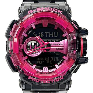 ☆☆CASIO カシオ G-SHOCK クリアスケルトン GA-400SK-1A4JF ブラック×ピンク デジアナウォッチ クォーツ メンズ 腕時計