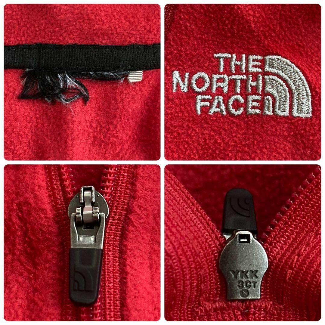 THE NORTH FACE(ザノースフェイス)のIN91【即完モデル】US規格ザノースフェイス刺繍ロゴハーフジップ薄手フリース レディースのジャケット/アウター(ブルゾン)の商品写真