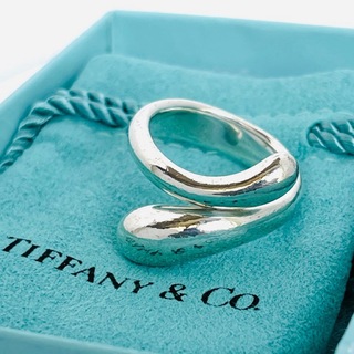 ティファニー(Tiffany & Co.)の美品☆ティファニー ティアドロップ リング 12号 指輪 シルバー SV925(リング(指輪))