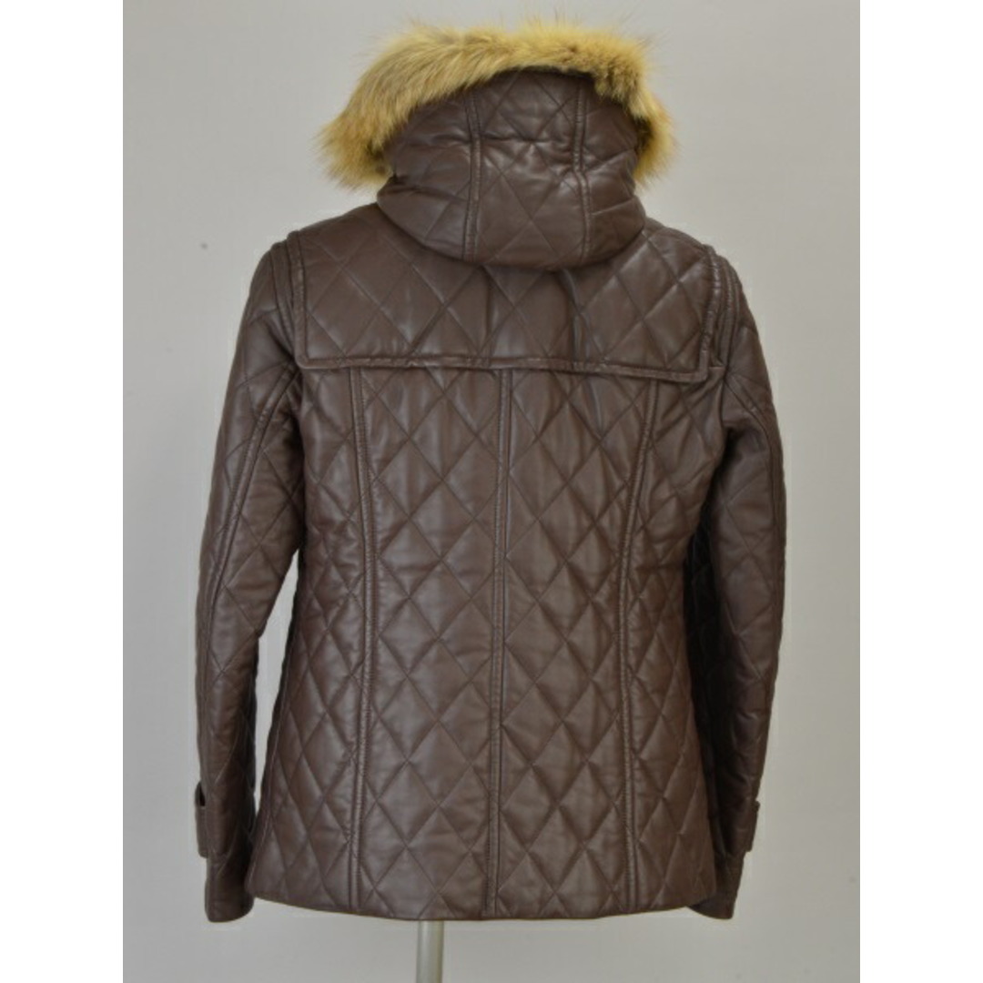 Burberry London かすま イタリア製ラムレザー ライダースジャケット Burberry London かすま イタリア製ラムレザー ライダースジャケット