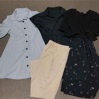 レディース　ワンピース服まとめ売り(ひざ丈ワンピース)