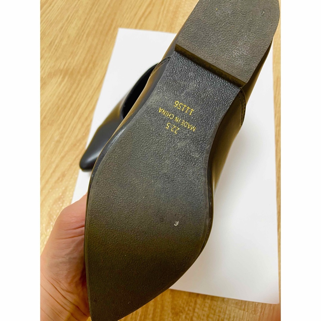 ローヒールパンプス　黒 レディースの靴/シューズ(ハイヒール/パンプス)の商品写真