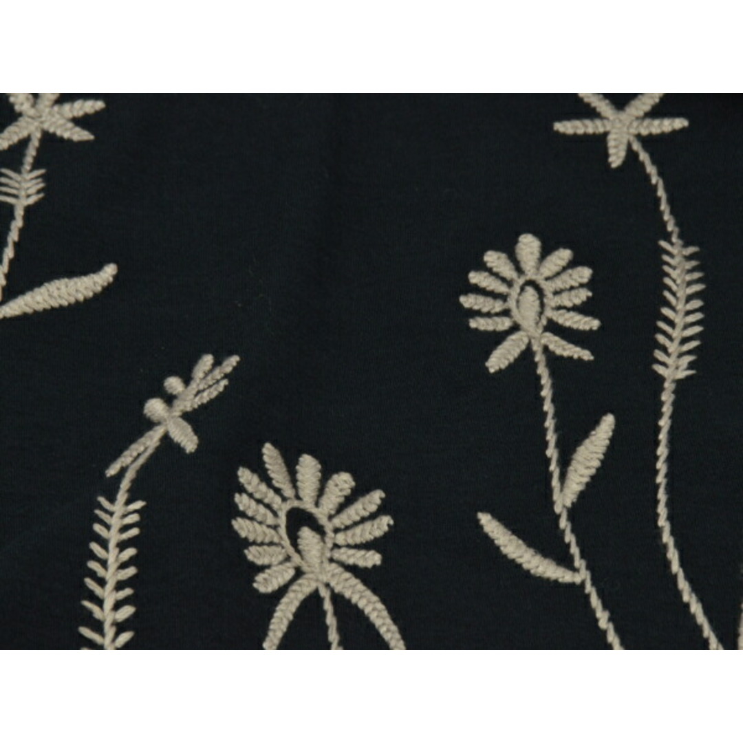 シビラ Sybilla ワンピース 花柄 刺繍 Mサイズ ブラック レディース e_u F-L7867 レディースのワンピース(ミニワンピース)の商品写真