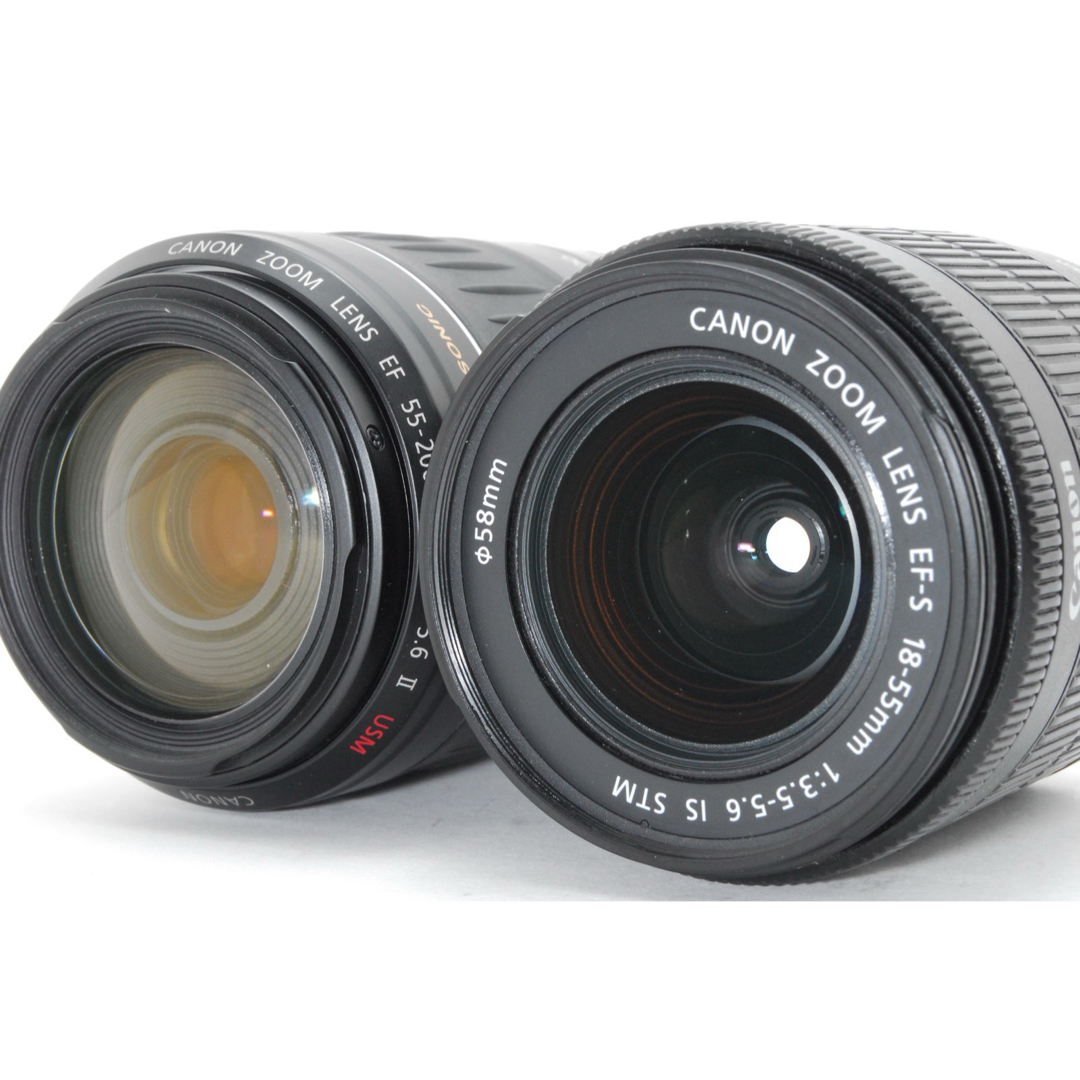 Canon(キヤノン)の高機能＆ダブルレンズの大満足セット❣️Canon EOS 70D スマホ/家電/カメラのカメラ(デジタル一眼)の商品写真