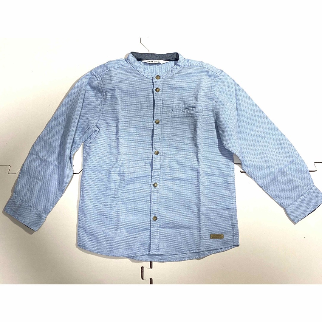 H&M(エイチアンドエム)のH&M 長袖　シャツ　110サイズ キッズ/ベビー/マタニティのキッズ服男の子用(90cm~)(ブラウス)の商品写真