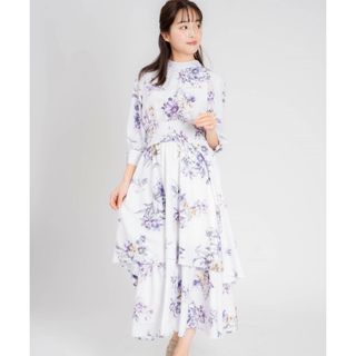 Noela - 【新品】ノエラ ティアードフラワーワンピース