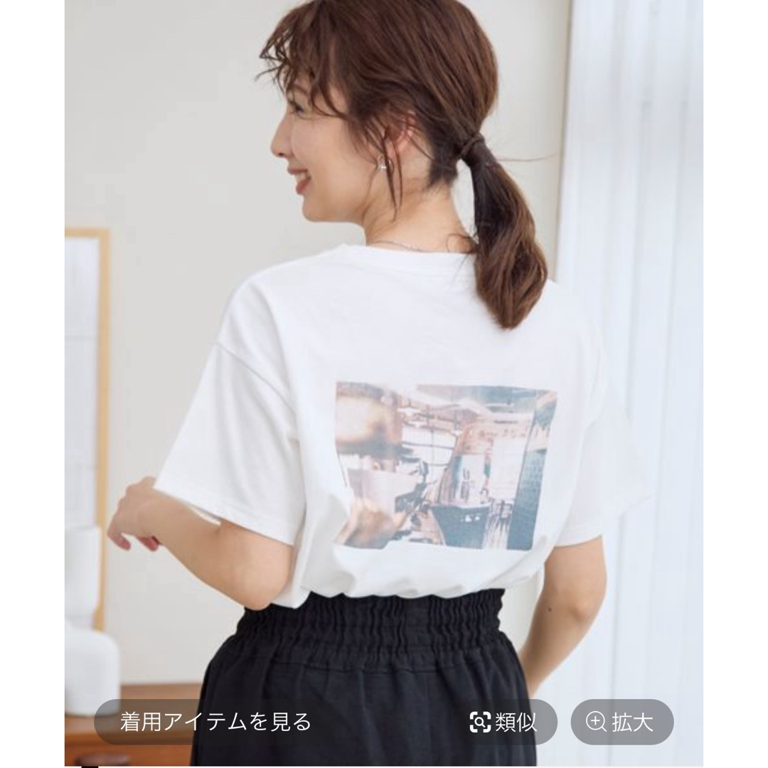 LEPSIM(レプシィム)のLEPSIM  プリントTシャツ　未使用 レディースのトップス(Tシャツ(半袖/袖なし))の商品写真