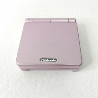 ゲームボーイアドバンス(ゲームボーイアドバンス)のNintendo　ゲームボーイアドバンスSP パールピンク　画面極美品　任天堂(携帯用ゲーム機本体)