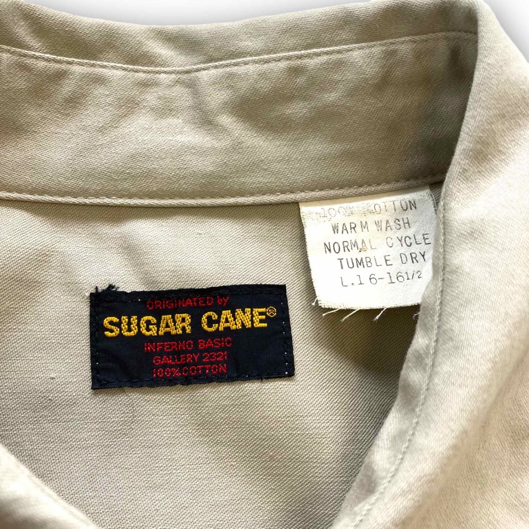 Sugar Cane(シュガーケーン)の【SUGAR CANE】シュガーケーン M品番 生成りウエスタンシャツ (L) メンズのトップス(シャツ)の商品写真